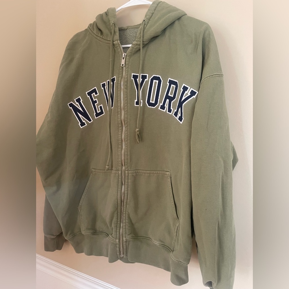 John Galt "New York" Zip Up Hoodie - OS